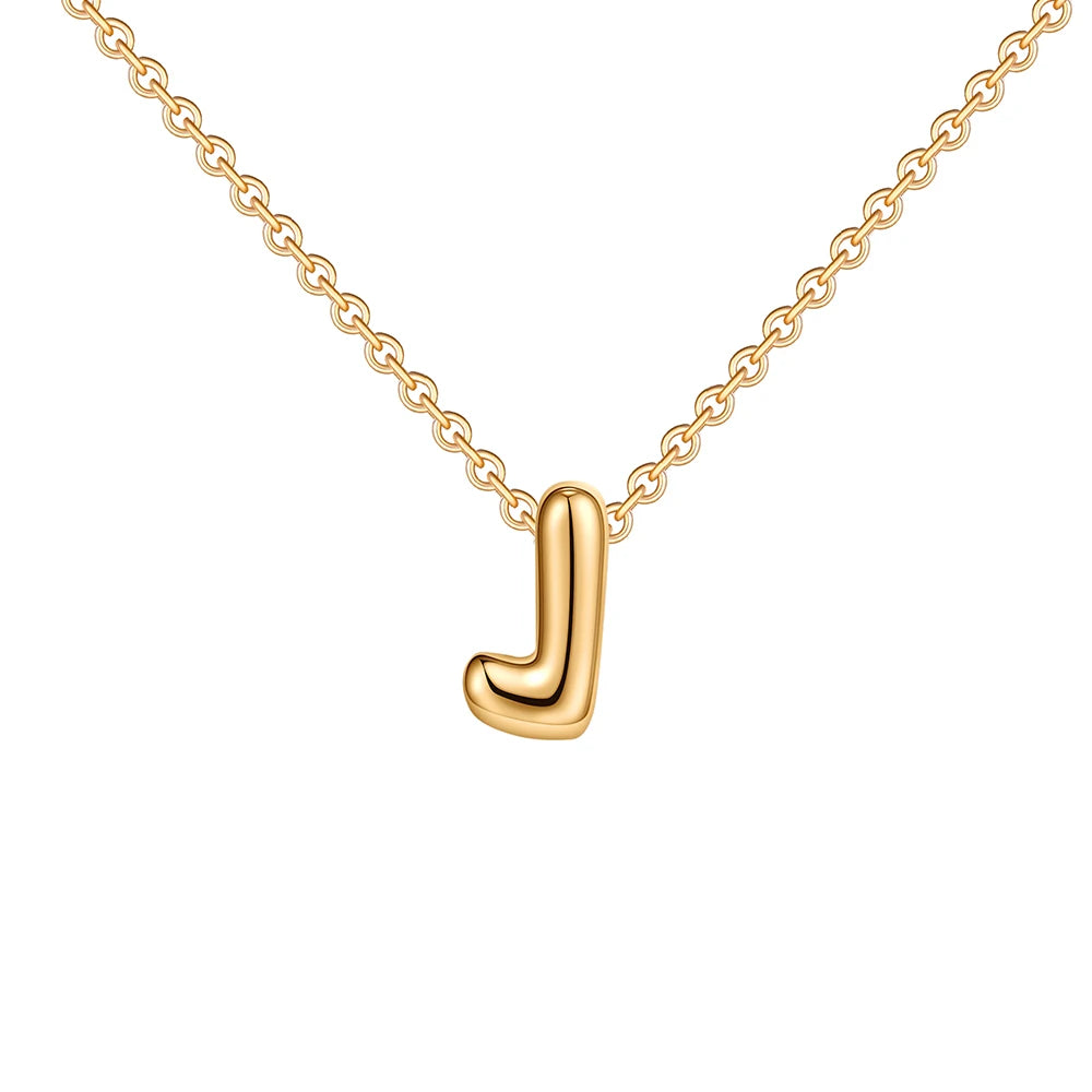 Dainty Gold Plated Initial Necklace