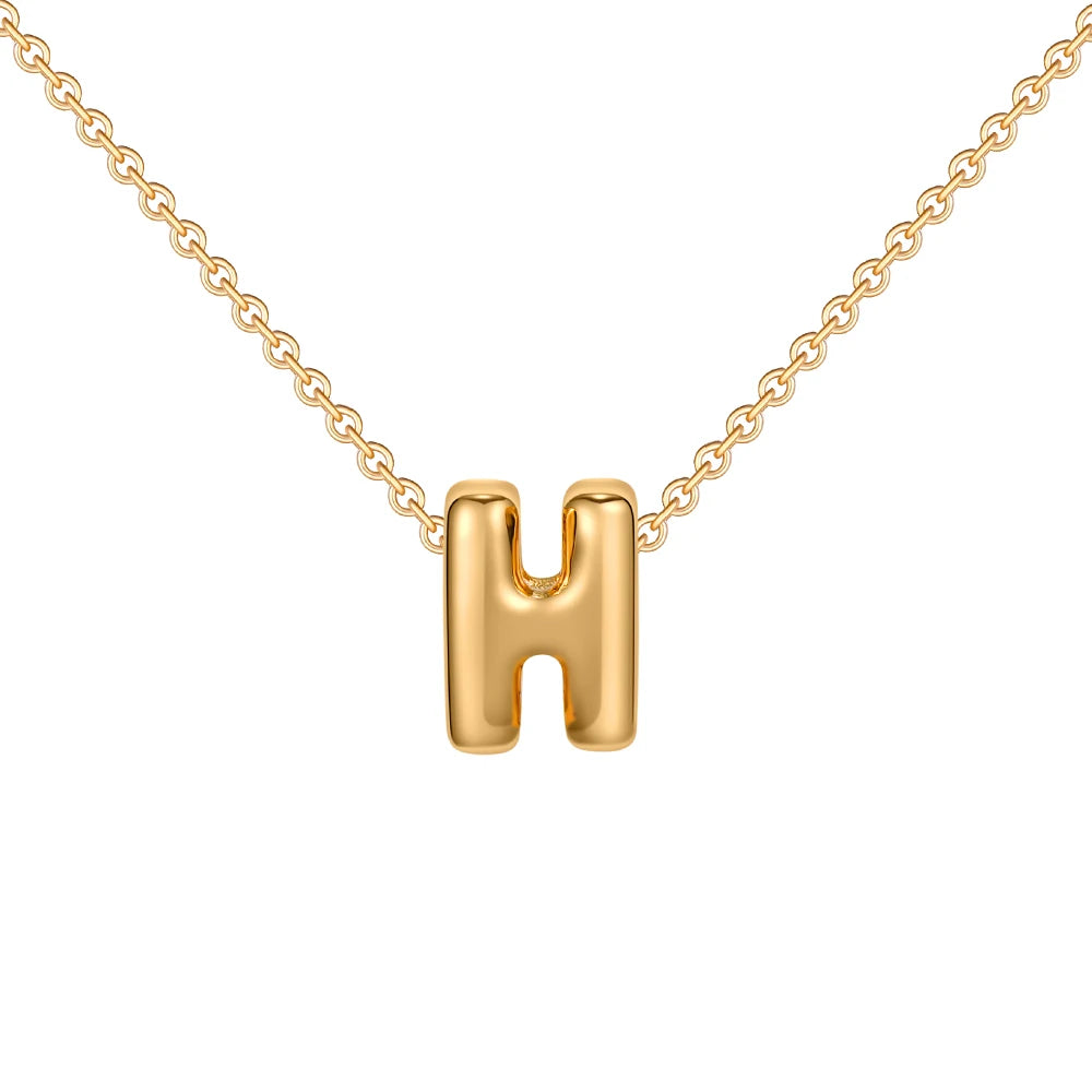 Dainty Gold Plated Initial Necklace