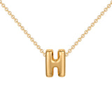 Dainty Gold Plated Initial Necklace