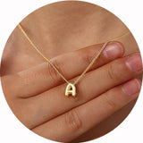 Dainty Gold Plated Initial Necklace