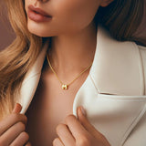 Dainty Gold Plated Initial Necklace