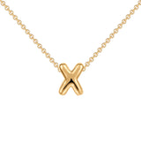 Dainty Gold Plated Initial Necklace