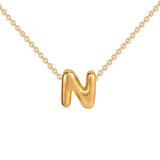 Dainty Gold Plated Initial Necklace