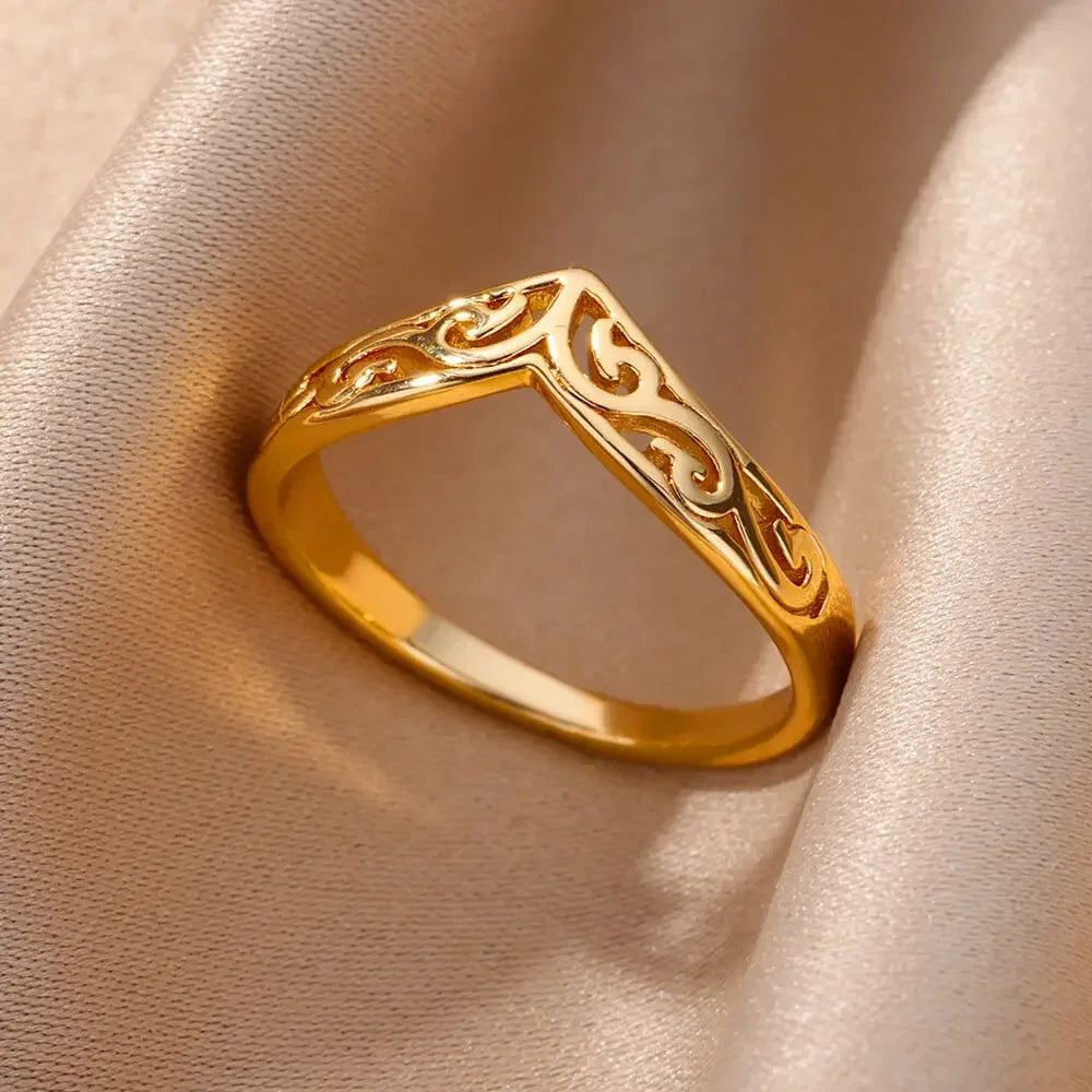 Gold Heart Ring