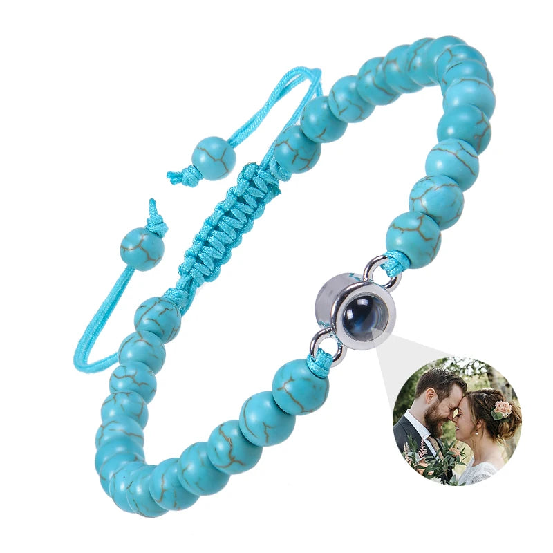 Make Memories Shine Custom Photo Beads Bracelet