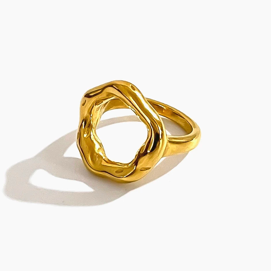 Minimalist Gold Plated Ring