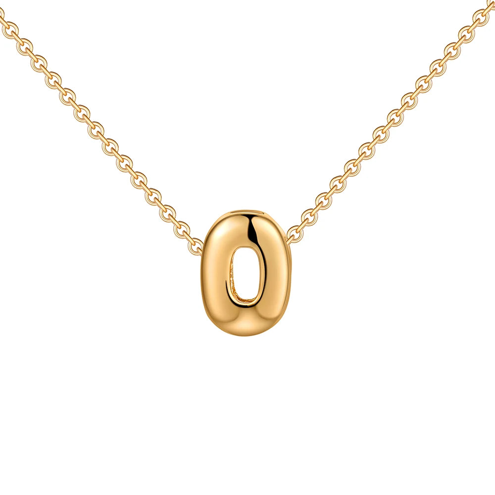 Dainty Gold Plated Initial Necklace