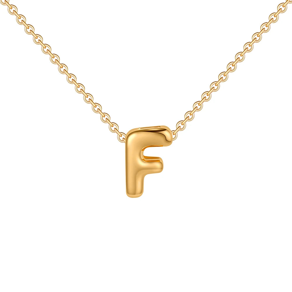 Dainty Gold Plated Initial Necklace