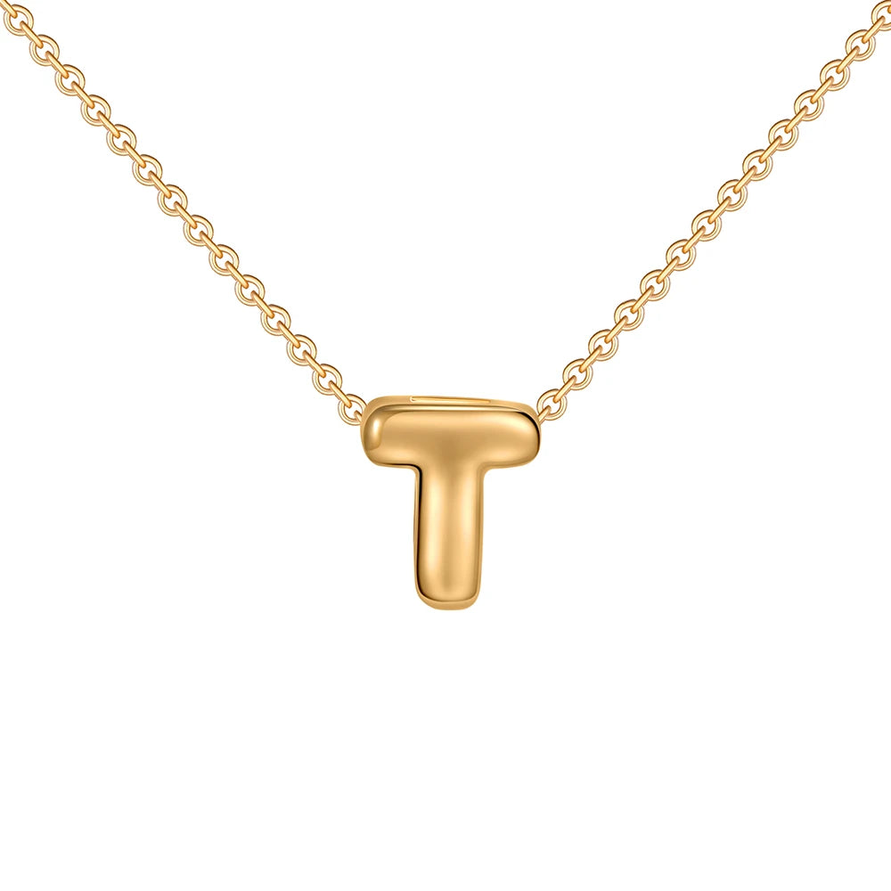 Dainty Gold Plated Initial Necklace