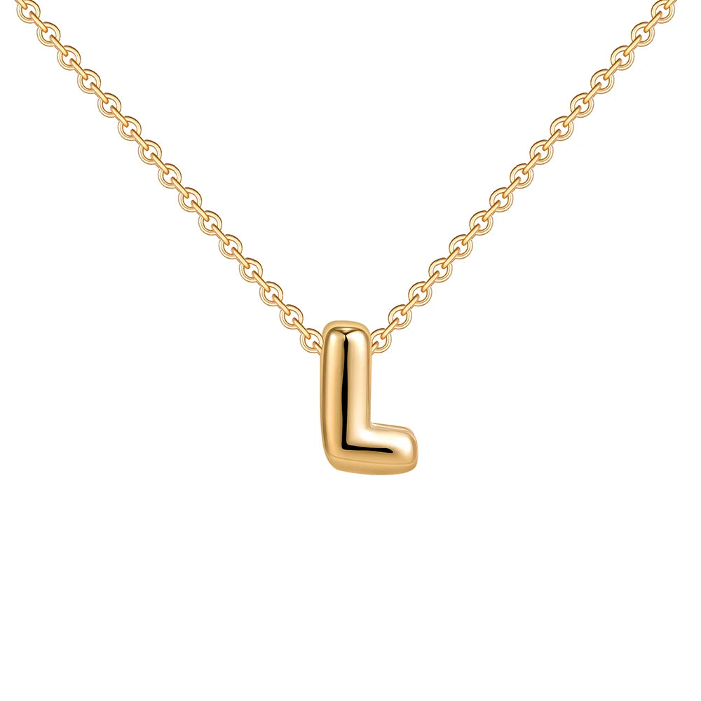 Dainty Gold Plated Initial Necklace