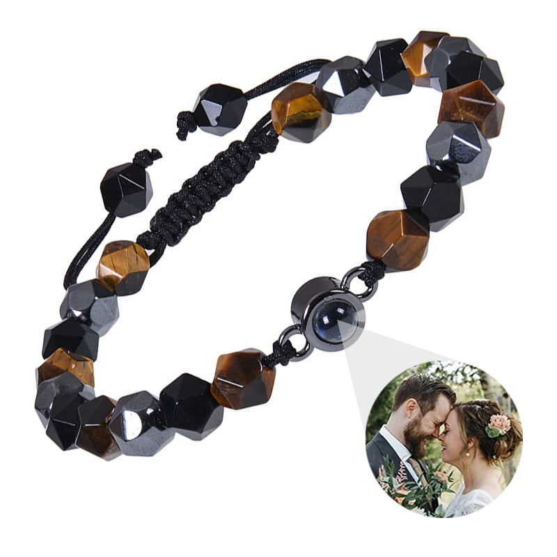 Make Memories Shine Custom Photo Beads Bracelet