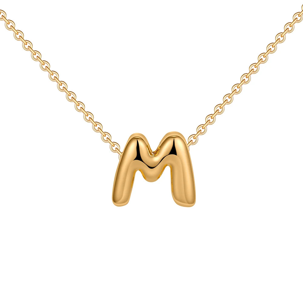 Dainty Gold Plated Initial Necklace