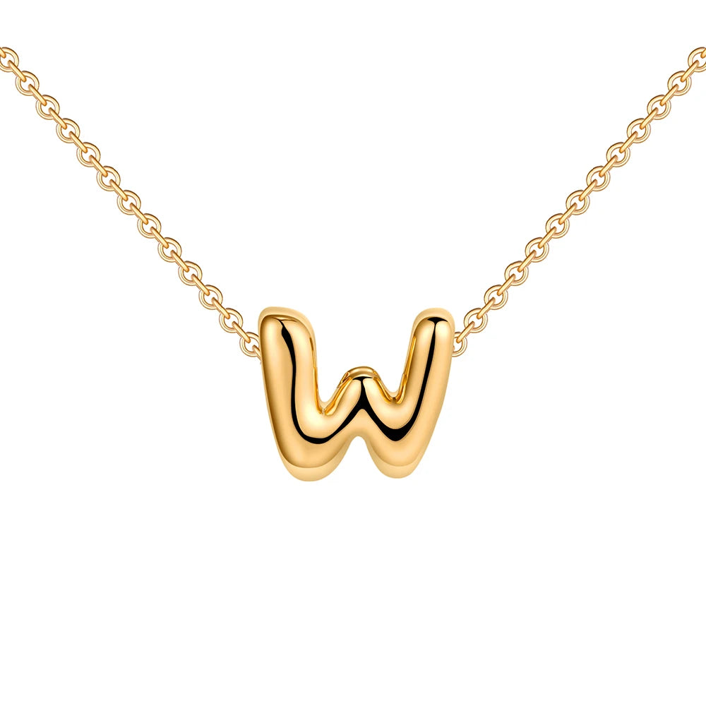 Dainty Gold Plated Initial Necklace